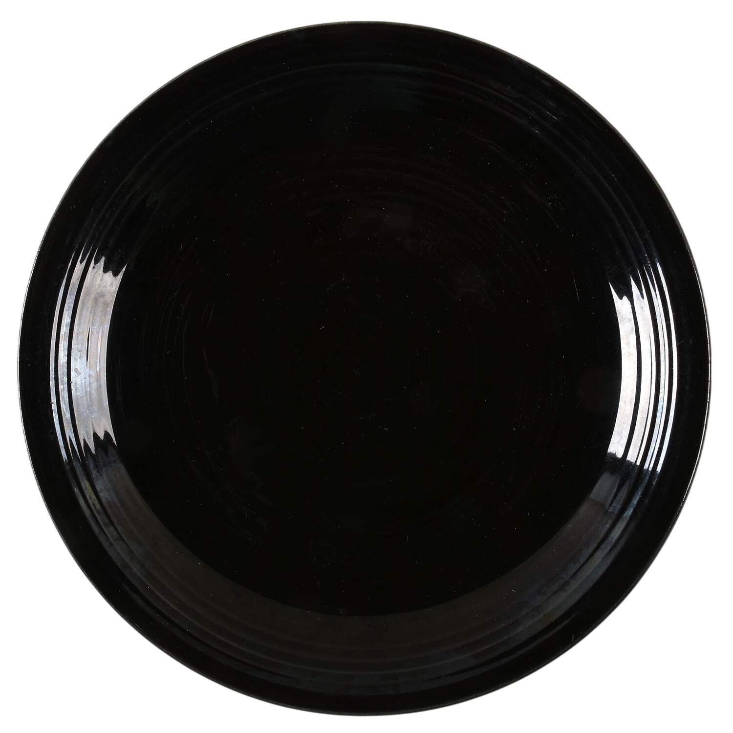 Reflections Black Salad Plate by Franciscan-1