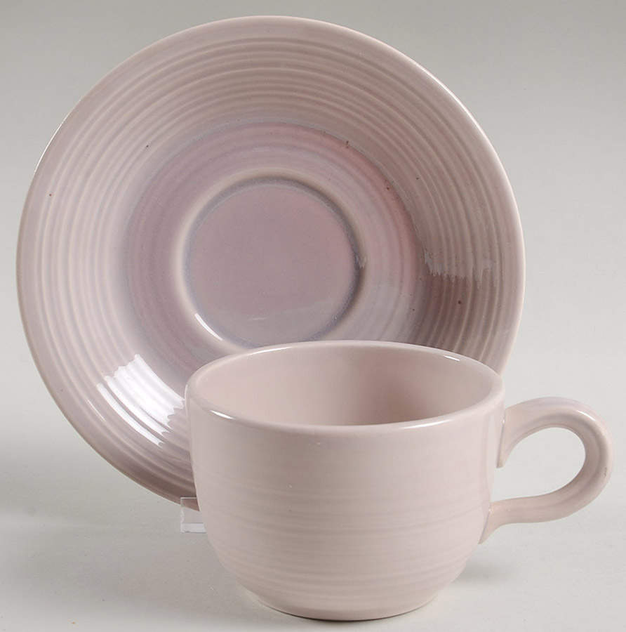 Reflections Lilac Flat Cup & Saucer Set by Franciscan-1