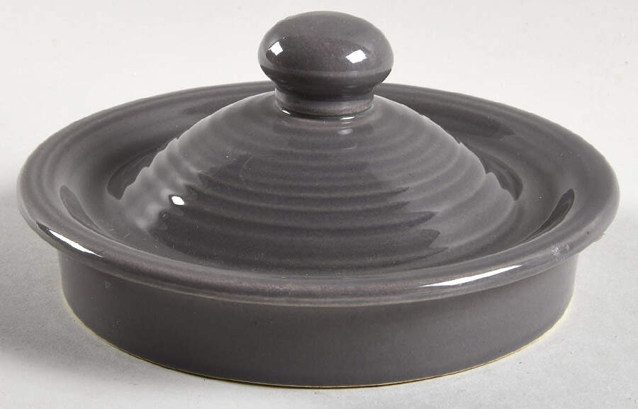 Reflections Smoke Grey Lid for Teapot by Franciscan-1