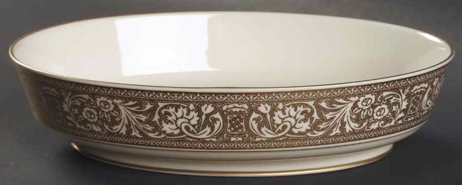 Renaissance Gold 9" Oval Vegetable Bowl by Franciscan-1