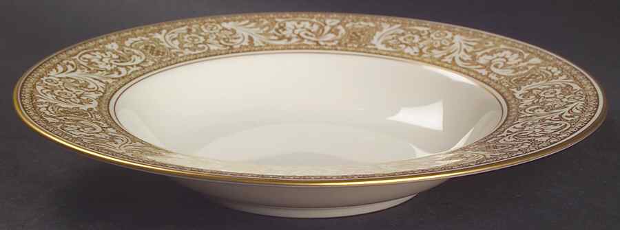 Renaissance Gold Rim Soup Bowl by Franciscan-1