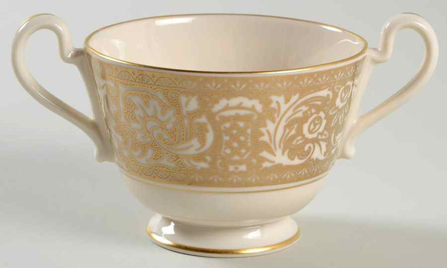Renaissance Gold Sugar Bowl No Lid by Franciscan-1