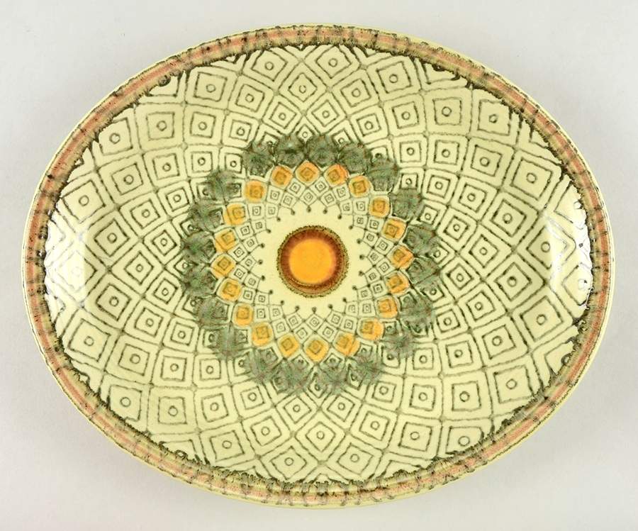 Saraband 13" Oval Serving Platter by Franciscan-1