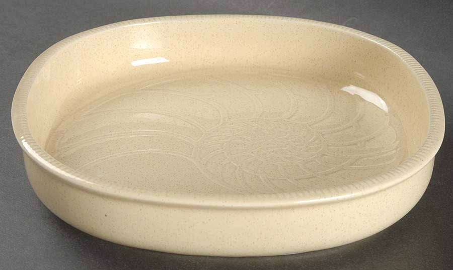 Sea Sculptures Sand 8" Square Baker by Franciscan-1