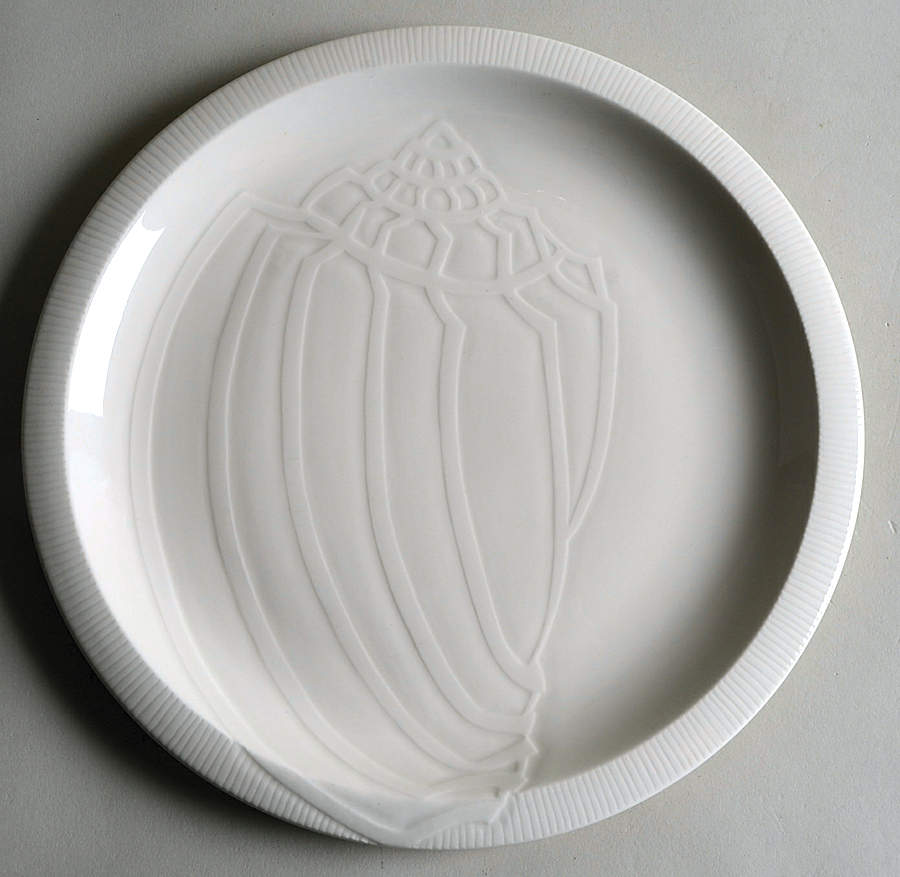 Sea Sculptures White Dinner Plate by Franciscan-1
