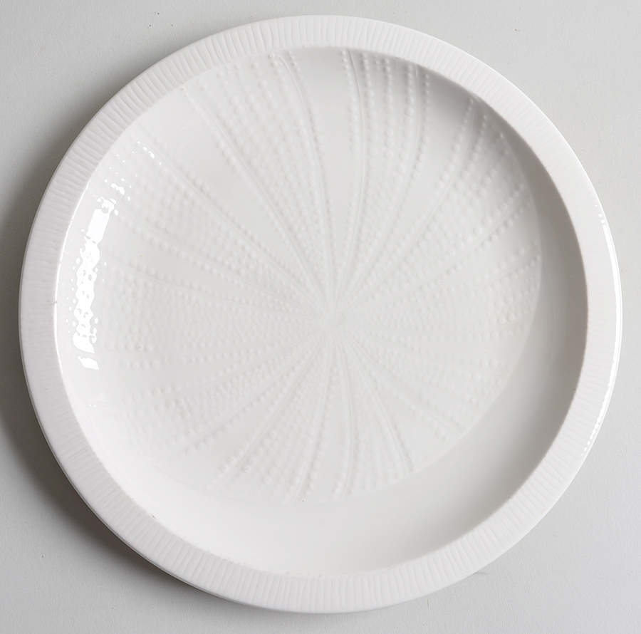Sea Sculptures White Luncheon Plate by Franciscan-1