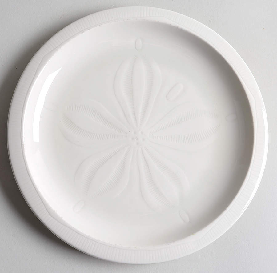 Sea Sculptures White Luncheon Plate by Franciscan-1