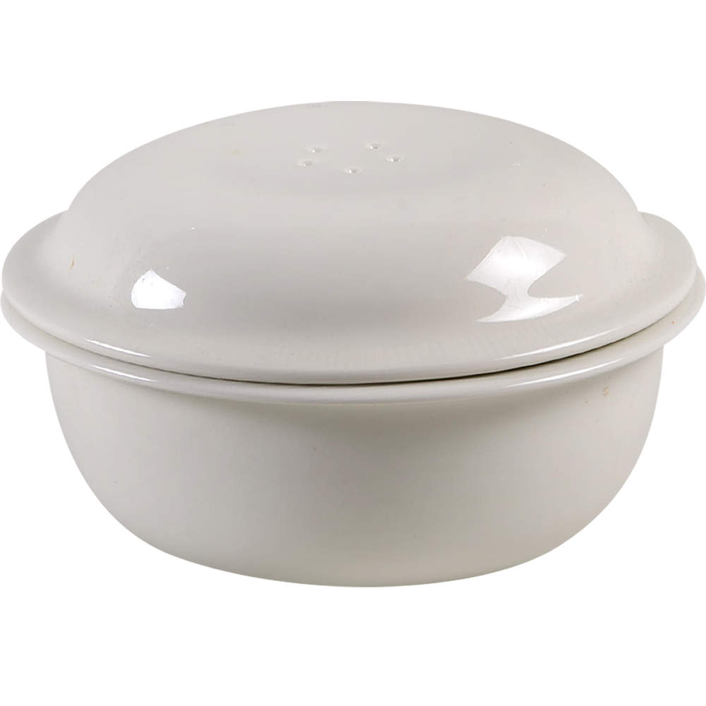 Sea Sculptures White Individual Casserole & Lid by Franciscan-1