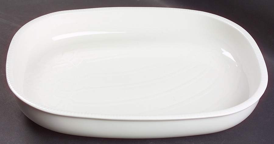 Sea Sculptures White 11" Rectangular Baker by Franciscan-1
