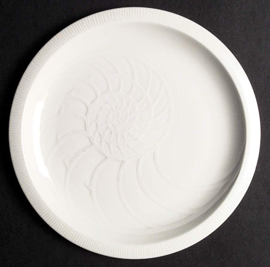Sea Sculptures White Dinner Plate by Franciscan-1