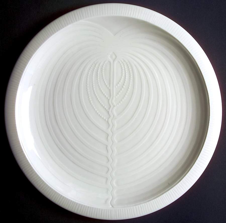 Sea Sculptures White Luncheon Plate by Franciscan-1