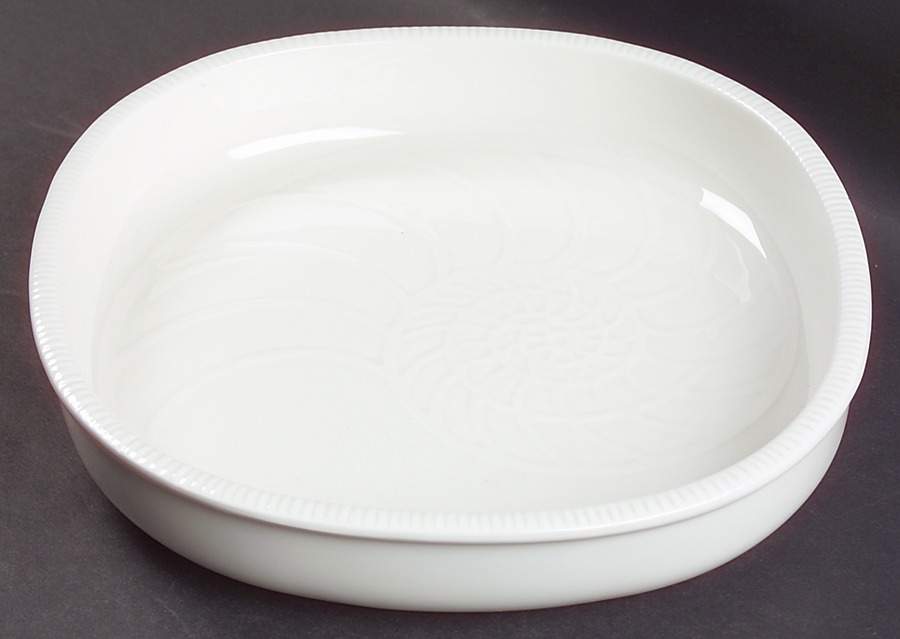 Sea Sculptures White 8" Square Baker by Franciscan-1