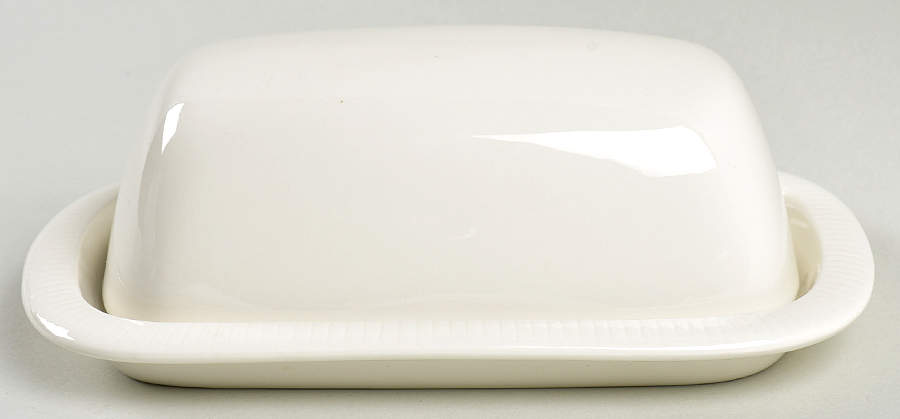 Sea Sculptures White 1/4 Lb Covered Butter by Franciscan-1