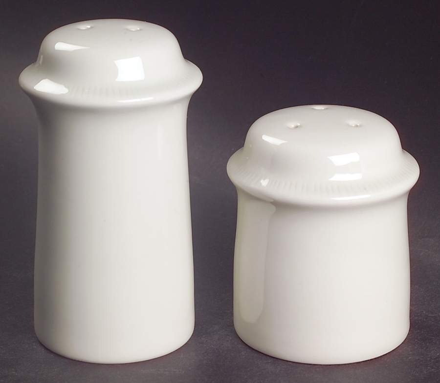 Sea Sculptures White Salt & Pepper Set by Franciscan-1