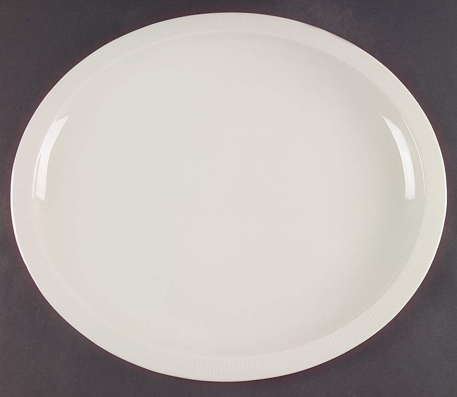 Sea Sculptures White 15" Oval Serving Platter by Franciscan-1