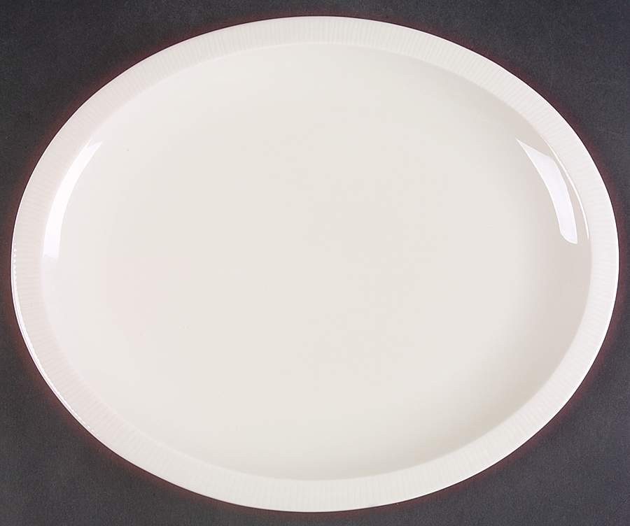 Sea Sculptures White 13" Oval Serving Platter by Franciscan-1