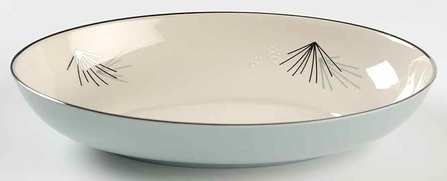 Silver Pine 8" Oval Vegetable Bowl by Franciscan-1