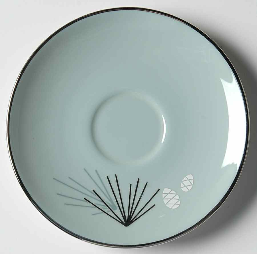 Silver Pine Saucer for Demitasse Cup by Franciscan-1