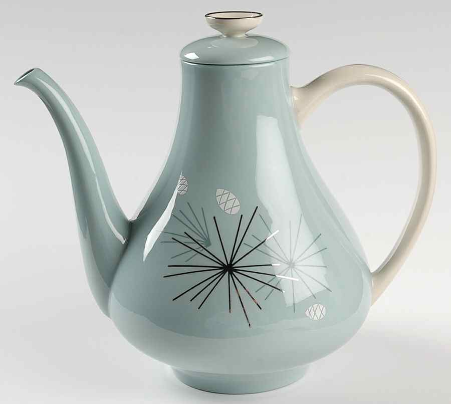 Silver Pine Coffee Pot & Lid by Franciscan-1