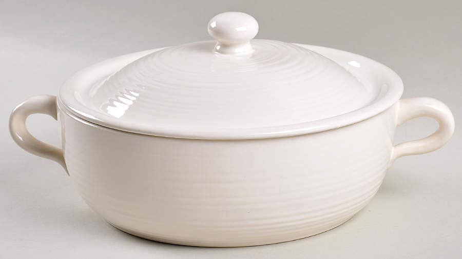 Snow Crest 2 Qt Round Covered Casserole by Franciscan-1