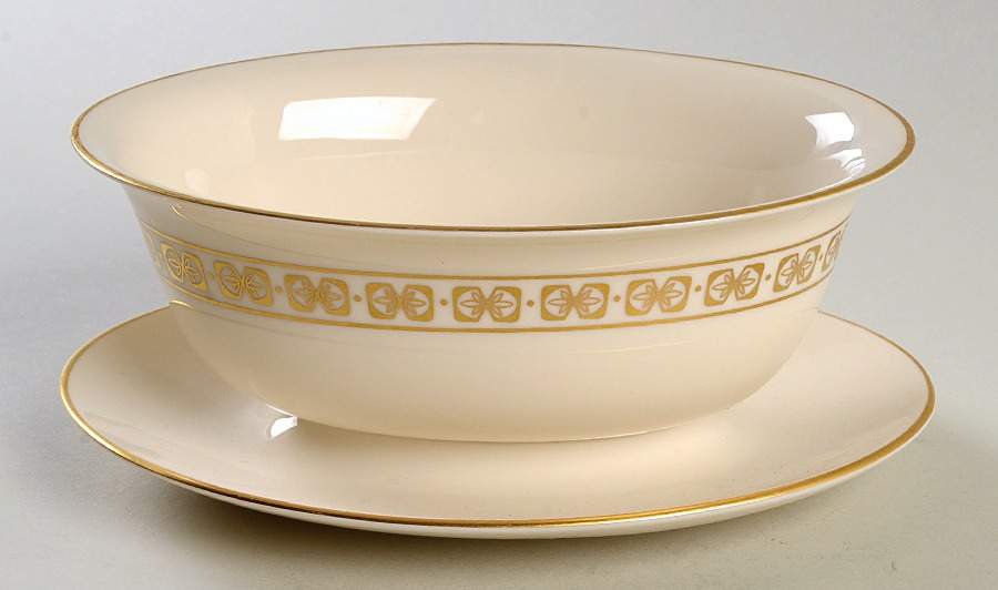 Somerset Gravy Boat with Attached Underplate by Franciscan-1