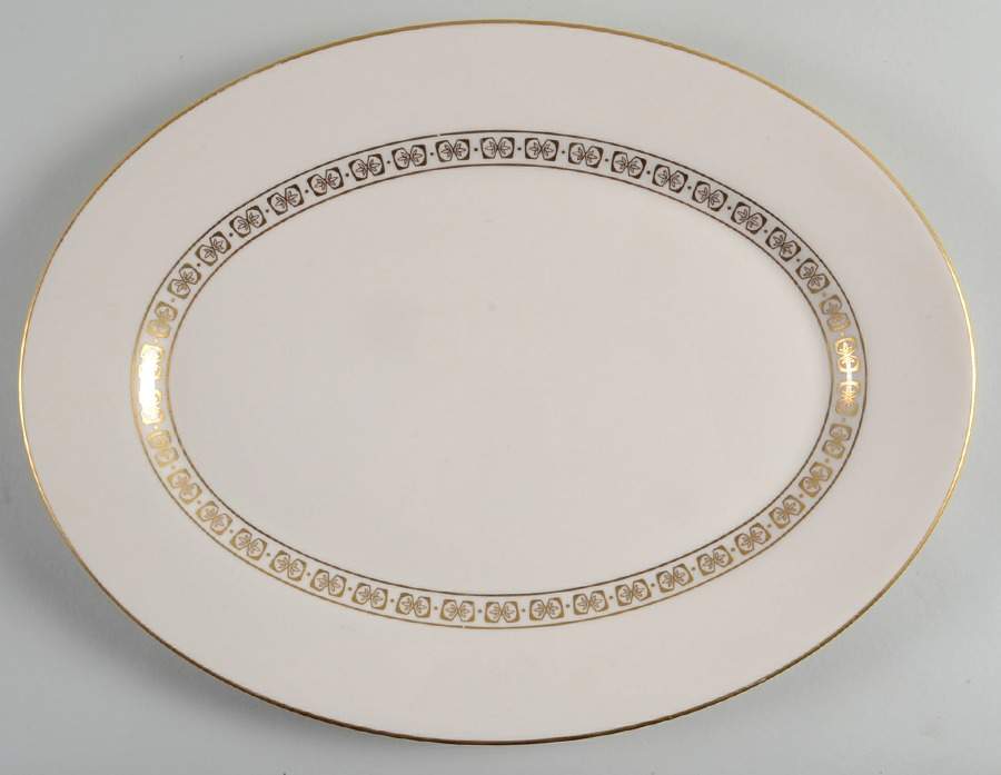 Somerset 15" Oval Serving Platter by Franciscan-1