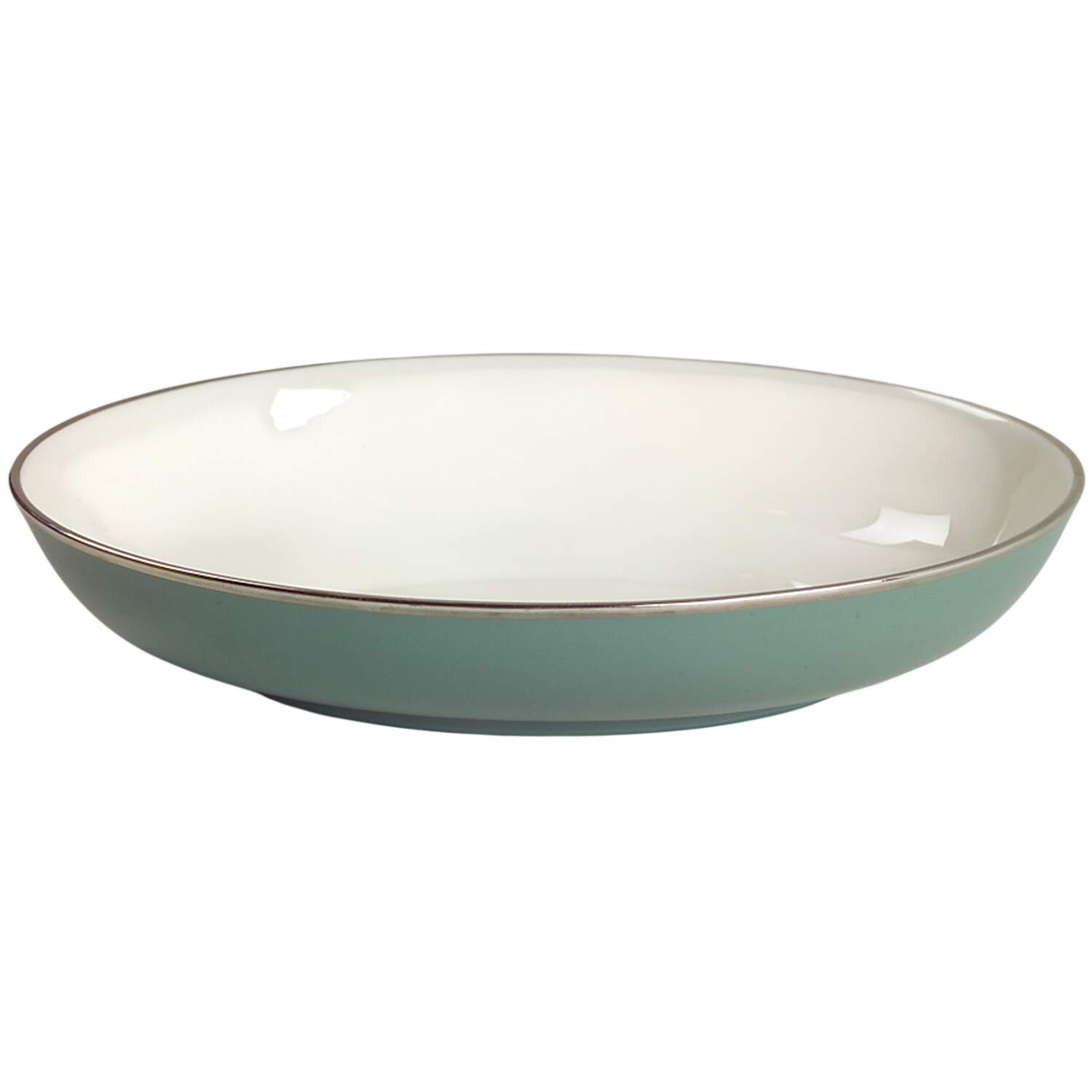 Spruce (Platinum Trim) 8" Oval Vegetable Bowl by Franciscan-1