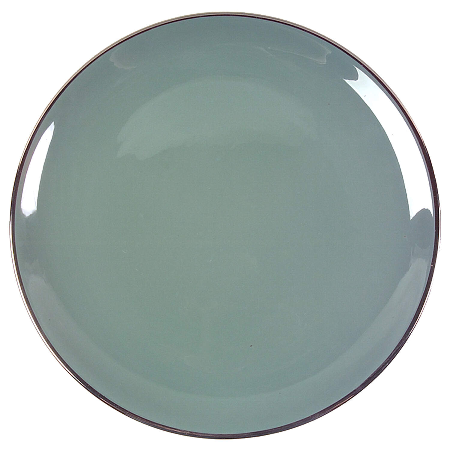Spruce (Platinum Trim) 13" Chop Plate (Round Platter) by Franciscan-1