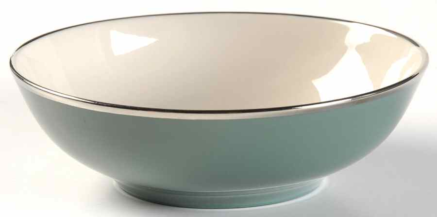 Spruce (Platinum Trim) Fruit/Dessert (Sauce) Bowl by Franciscan-1
