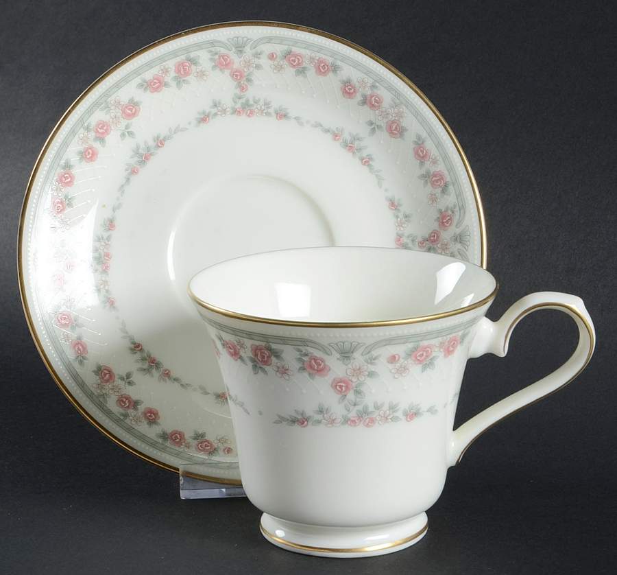 Stanfield Footed Cup & Saucer Set by Franciscan-1