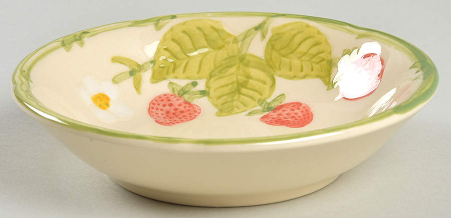 Strawberry Fair Fruit/Dessert (Sauce) Bowl by Franciscan-1