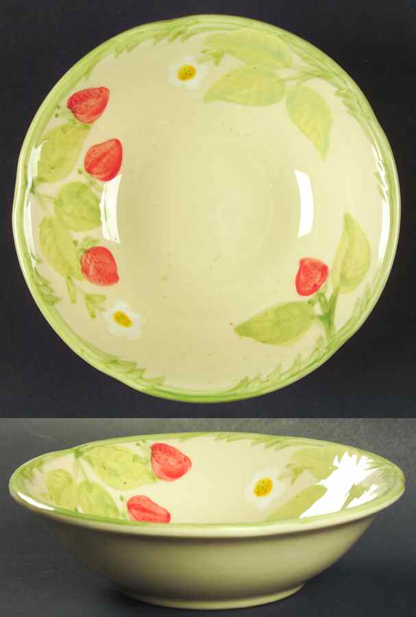 Strawberry Fair Coupe Cereal Bowl by Franciscan-1