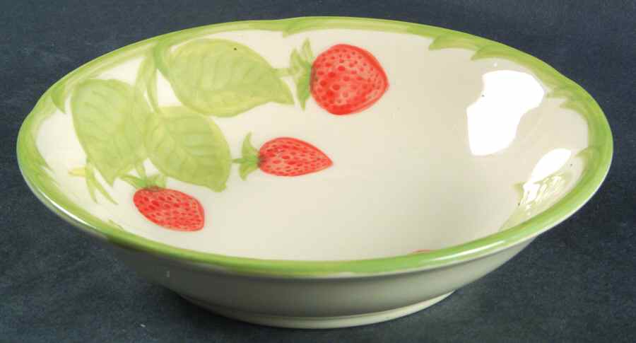 Strawberry Fair Fruit/Dessert (Sauce) Bowl by Franciscan-1