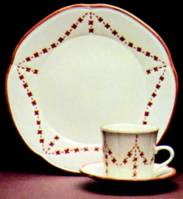 Star Flowers Dinner Plate by Franciscan-1