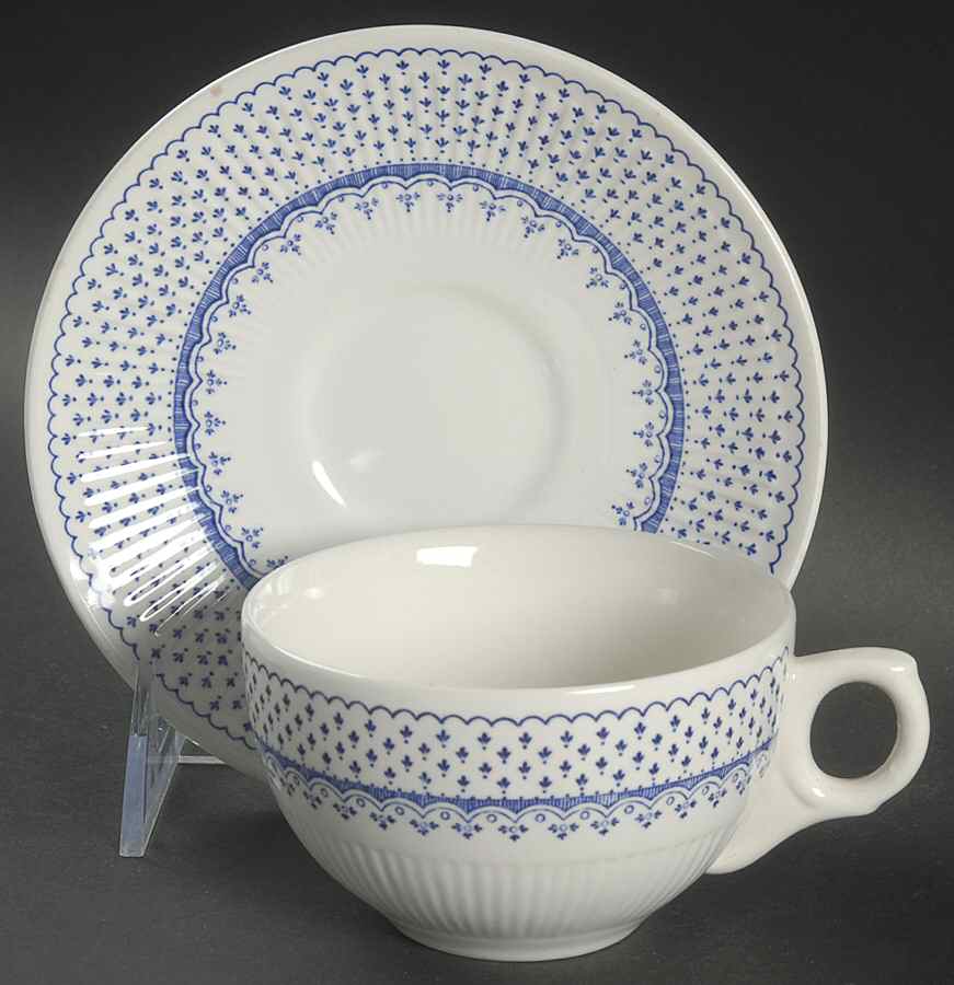 St. Louis Flat Cup & Saucer Set by Franciscan-1