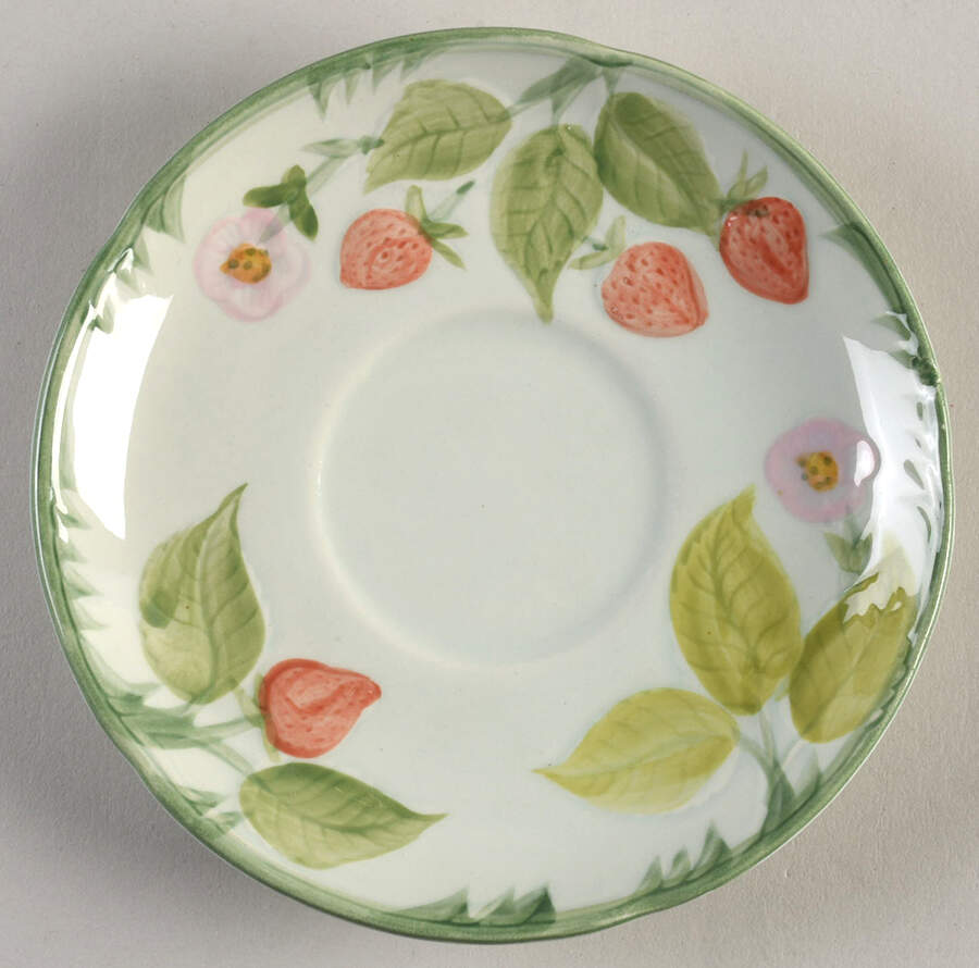 Strawberry Time Saucer by Franciscan-1