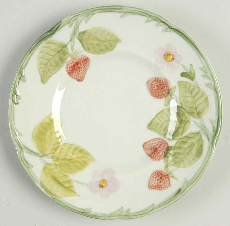 Strawberry Time Bread & Butter Plate by Franciscan-1