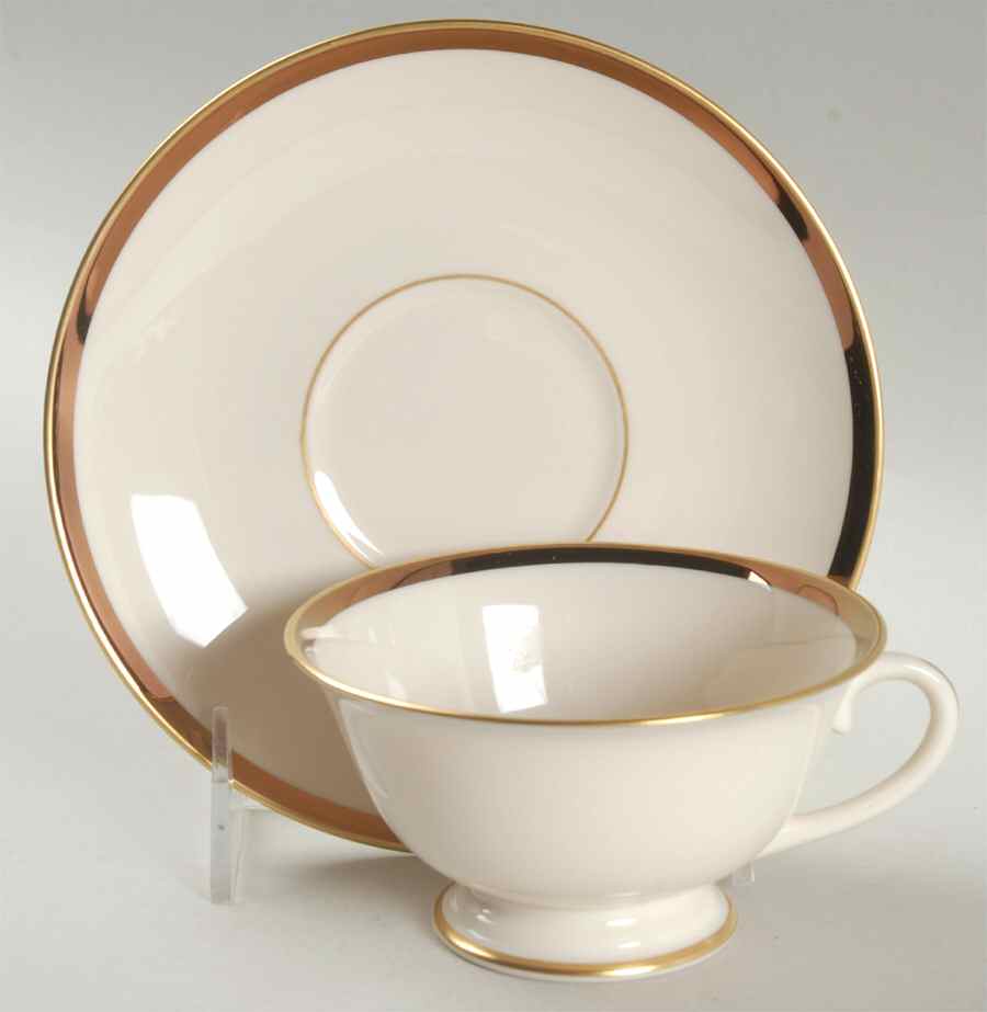 Sunset Footed Cup & Saucer Set by Franciscan-1