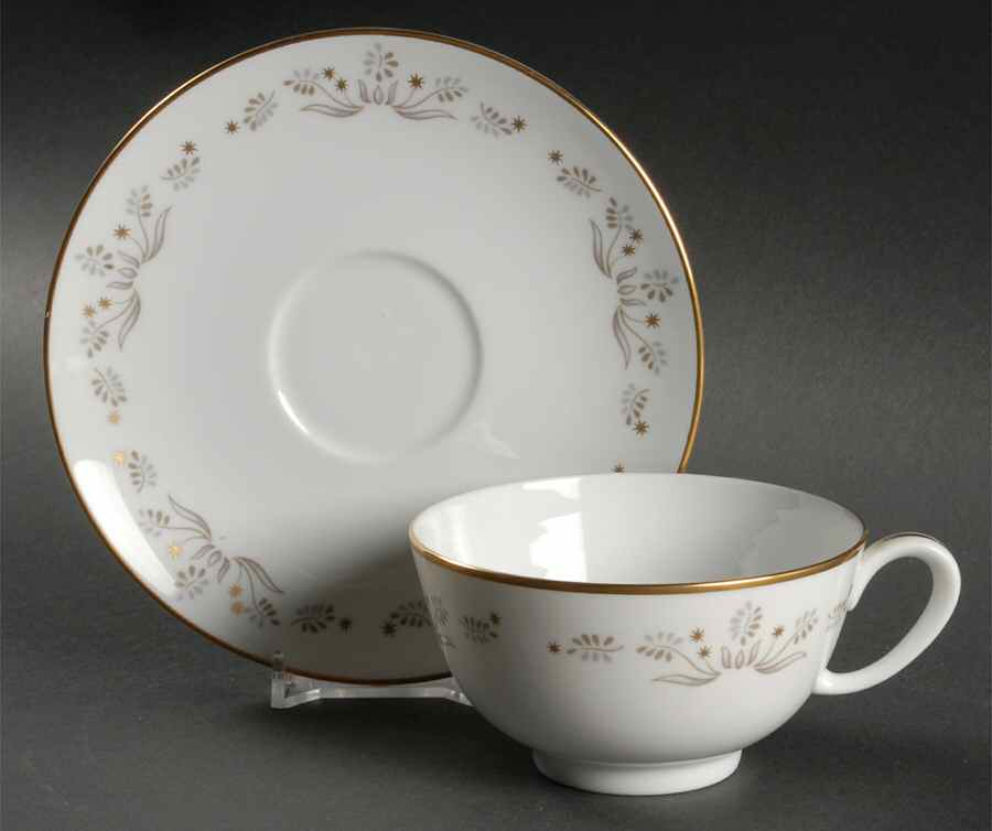 Tara Footed Cup & Saucer Set by Franciscan-1