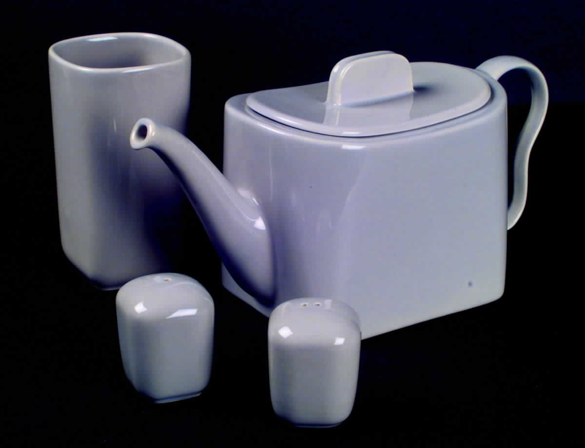 Tiempo Grey (Stone) Teapot & Lid by Franciscan-1