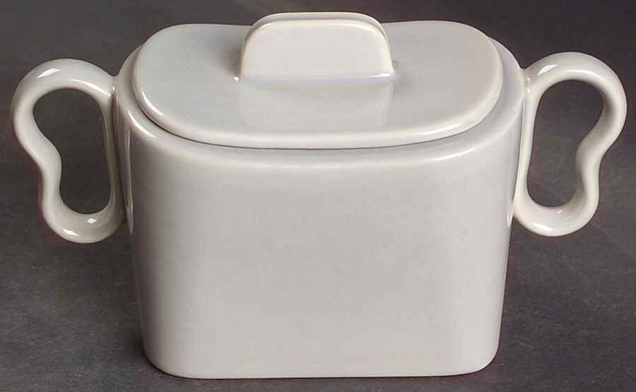 Tiempo Grey (Stone) Sugar Bowl & Lid by Franciscan-1