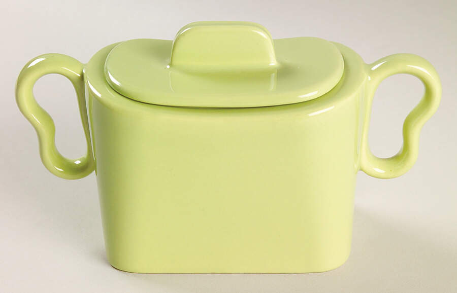 Tiempo Lime Green (Sprout) Sugar Bowl & Lid by Franciscan-1