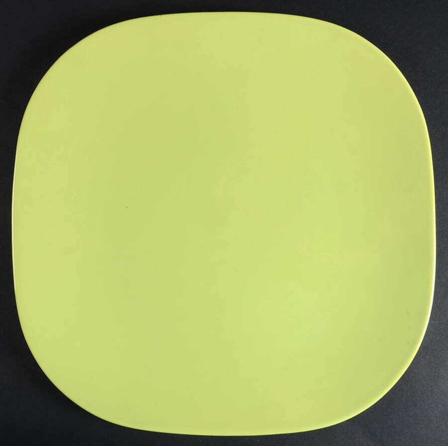 Tiempo Lime Green (Sprout) 13" Chop Plate (Round Platter) by Franciscan-1