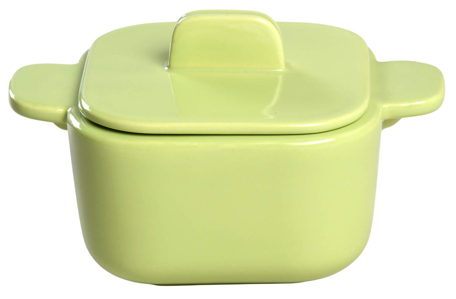 Tiempo Lime Green (Sprout) Sugar Bowl & Lid by Franciscan-1