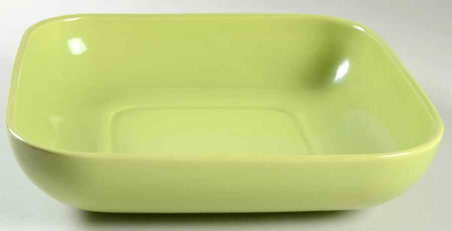Tiempo Lime Green (Sprout) 9" Salad Serving Bowl by Franciscan-1