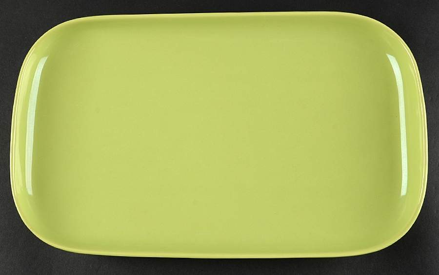 Tiempo Lime Green (Sprout) 13" Oval Serving Platter by Franciscan-1
