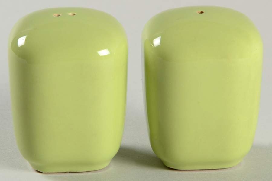 Tiempo Lime Green (Sprout) Salt & Pepper Set by Franciscan-1