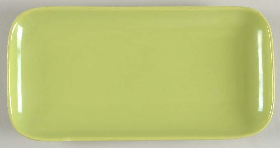 Tiempo Lime Green (Sprout) Relish/Gravy Underplate by Franciscan-1