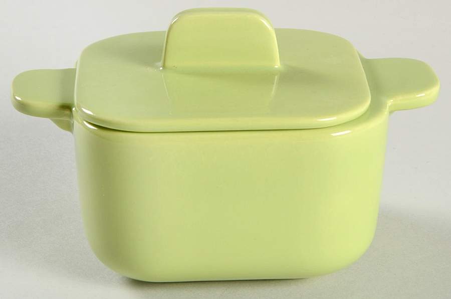 Tiempo Lime Green (Sprout) Individual Casserole & Lid by Franciscan-1