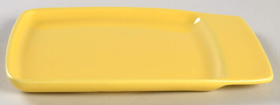 Tiempo Yellow (Mustard) Toast Plate by Franciscan-1